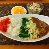 ☆ポークカレー
☆ポテトサラダ
☆清見オレンジ