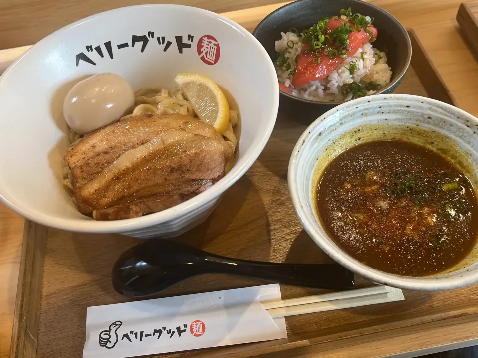 特製カレーつけ麺|ぴんくまんさん