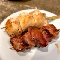 串（ささみ山わさび、豚タン串）