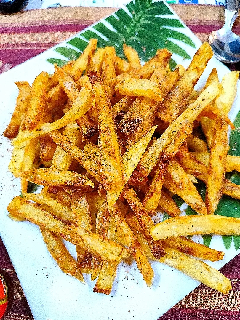 spiced Garlic Fries|hinaさん