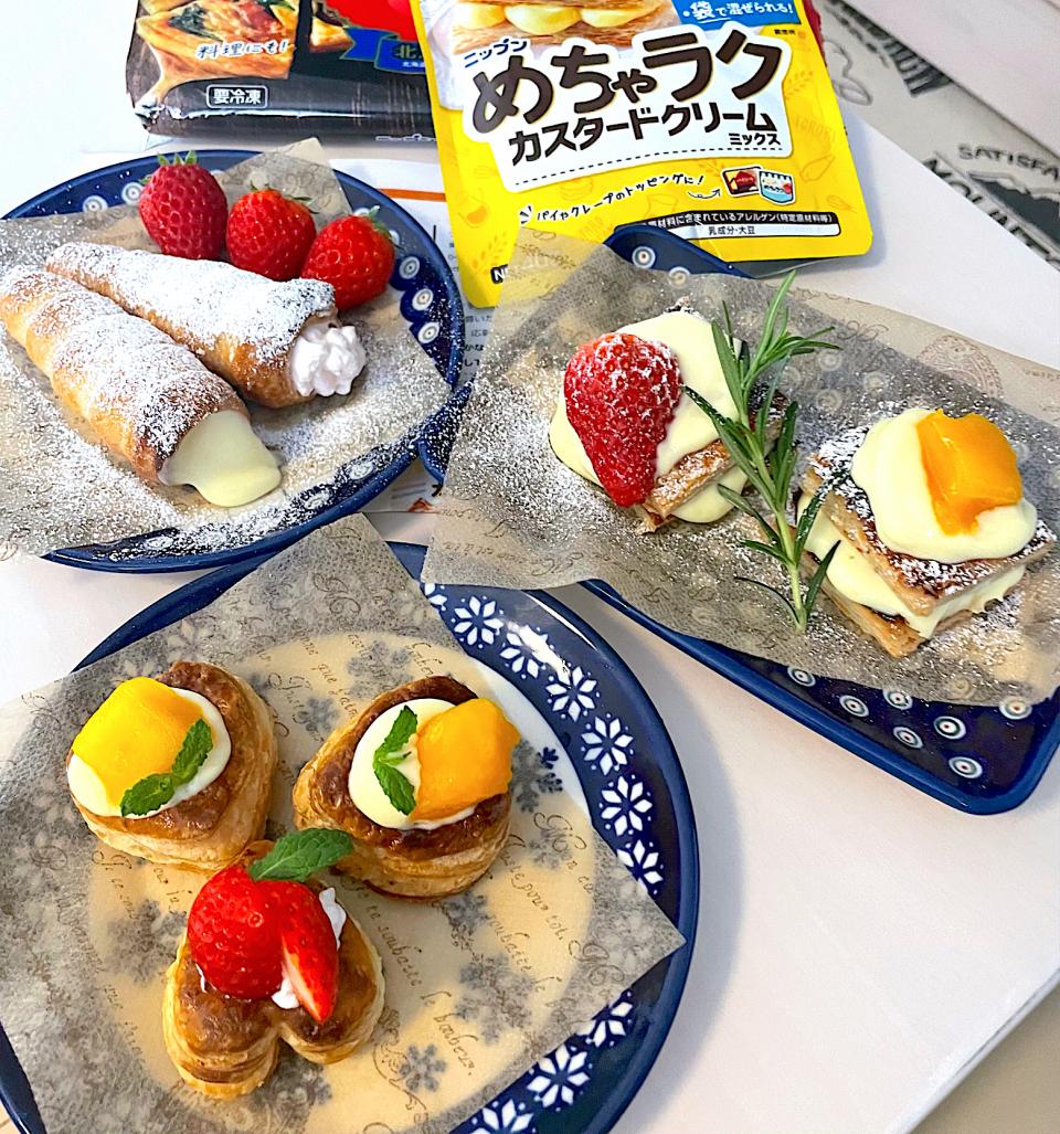 めちゃラクカスタードクリーム🍓モニター投稿✨