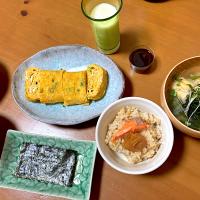 質素な朝ごはん❀.(*´◡`*)❀.