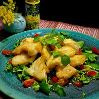 『クエのバター醤油ソテー』✨✨✨隠し味はBOSCO レモン＆オリーブオイル💫🍋