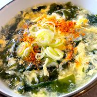 わかめ玉子とじあんかけうどん！