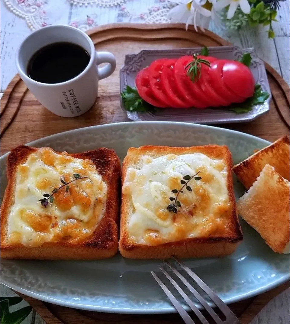 カレーチーズトースト|sugar beansさん