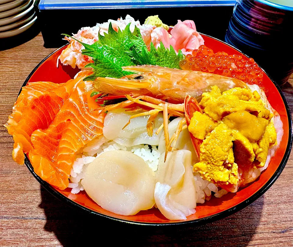 Snapdishの料理写真:海鮮丼🦐🐟🐚|にゃあ（芸名）さん