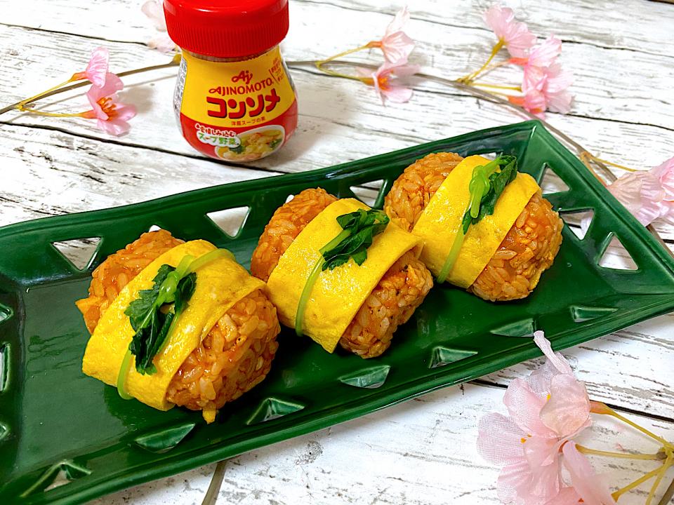 オムライス風♬だしむすび🍙
