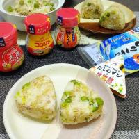 ほんだしで塩豆🍙