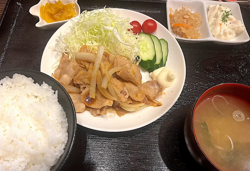 生姜焼き定食|須佐 浩幸さん