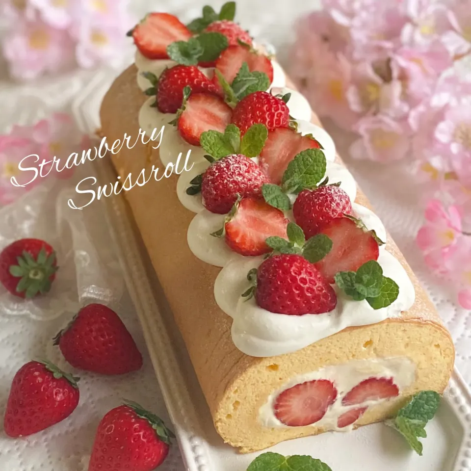 苺のロールケーキ🍓|kononon♡*゜さん