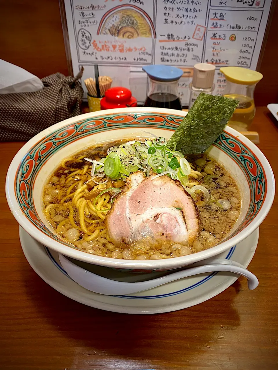 背脂黒醤油ラーメン|髙野泰朋さん