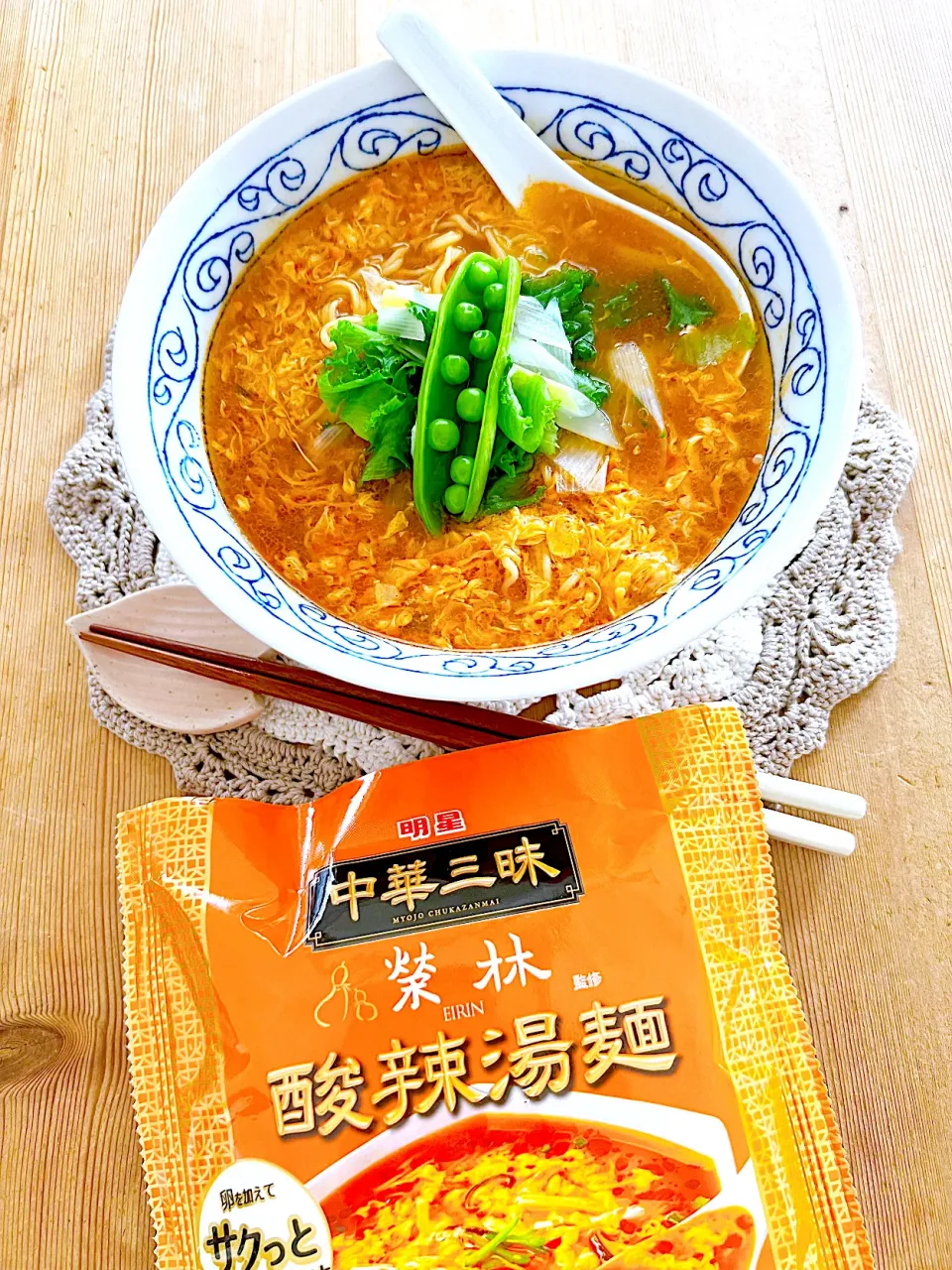 Snapdishの料理写真:中華三昧  酸辣湯麺|＊Aloha＊さん