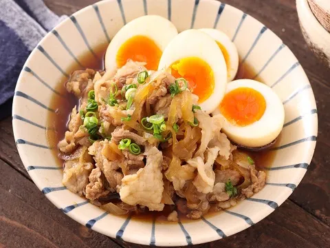 豚こまと卵の甘辛煮|ヤマサ醤油公式アカウントさん