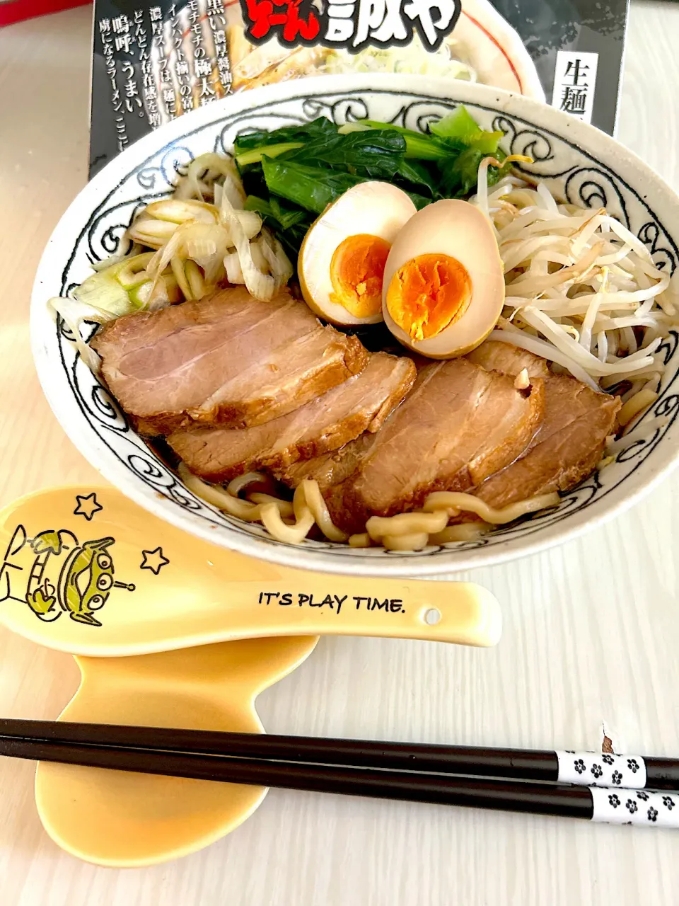 こずりんさんの料理 カレー味玉トッピングらーめん🍜|こずりんさん