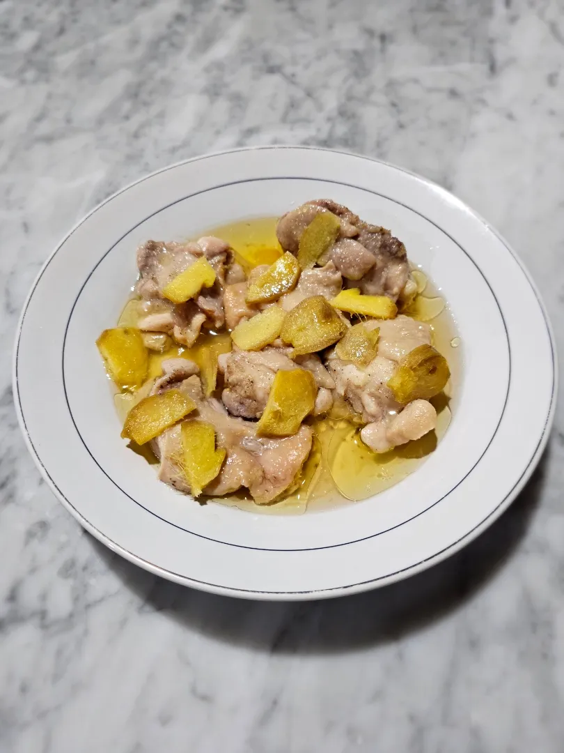 Steamed Chicken with Ginger.|Denさん