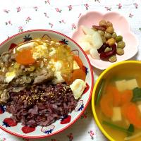 麻婆風豚豆腐あんかけ