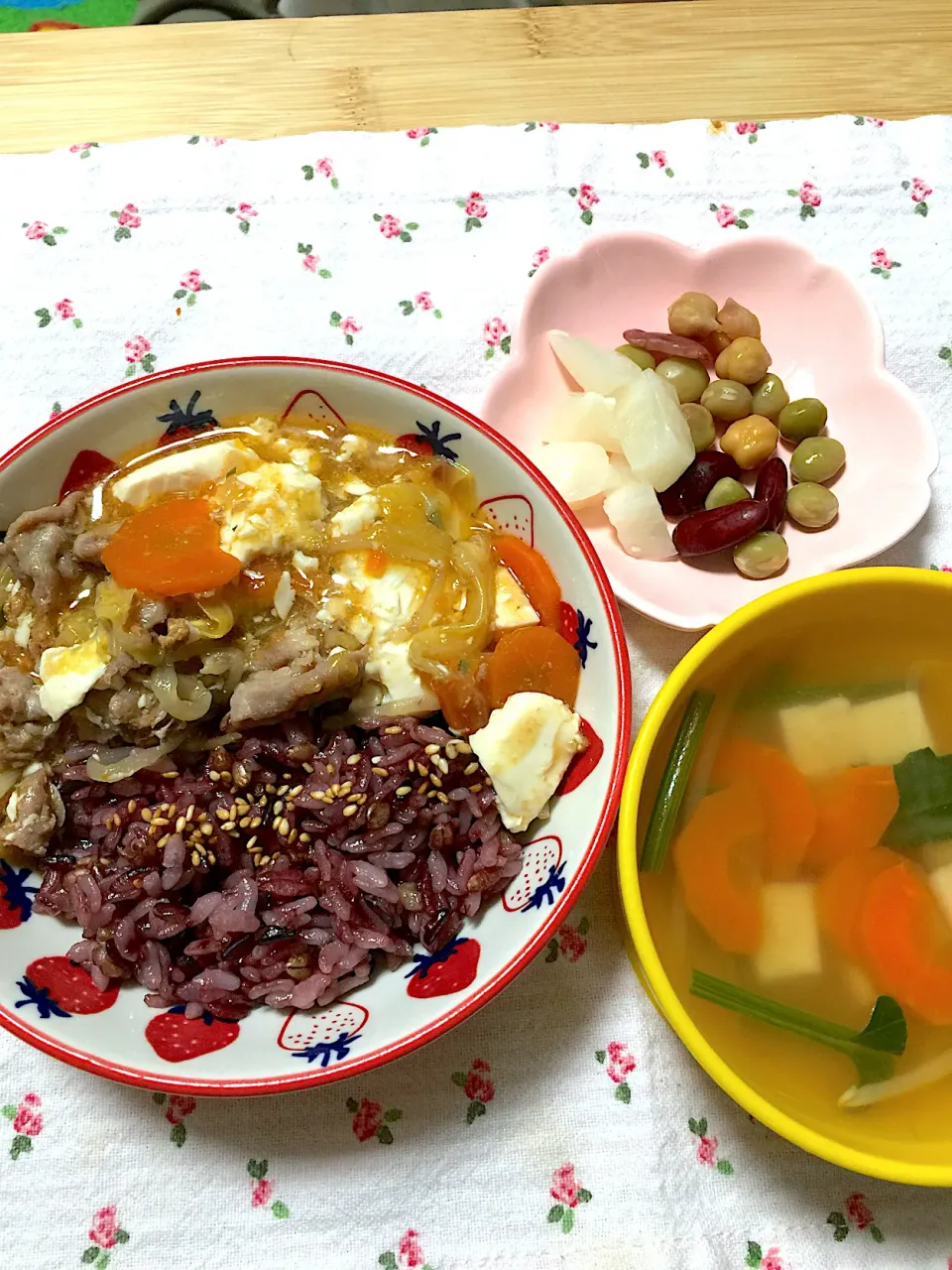 麻婆風豚豆腐あんかけ|さとう かおりさん