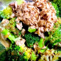 ツナとブロッコリーの胡麻ポン🥦
