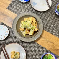 厚揚げは最高のおつまみ晩御飯。|たかさん