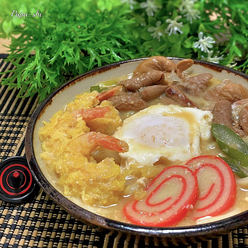 糸庄さんのもつ煮込みうどんを再現！