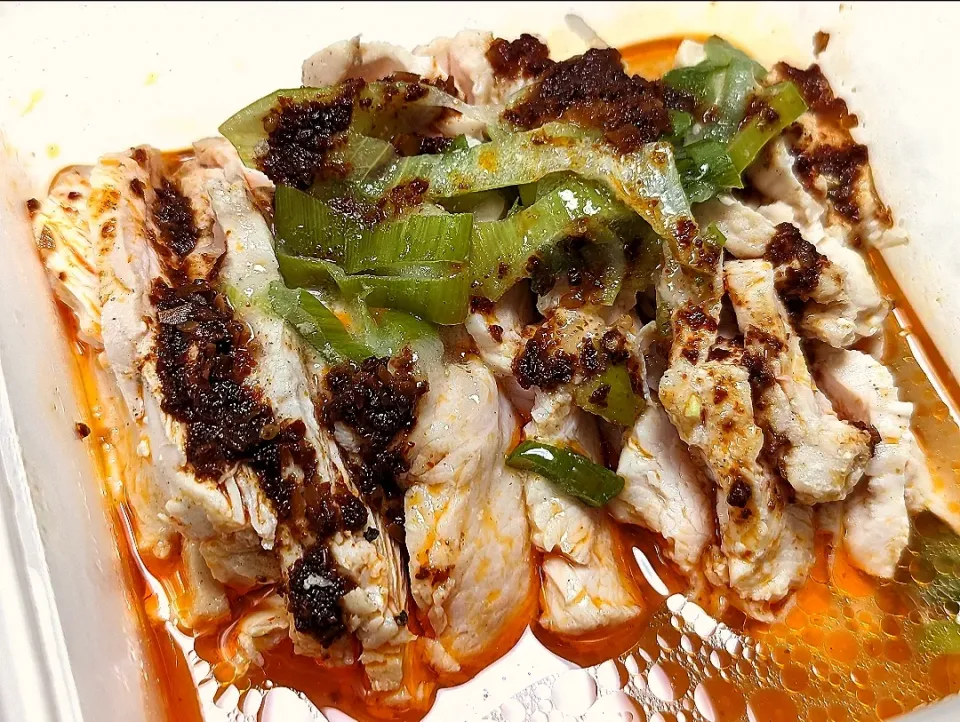 鶏ハムwith自家製ラー油|Aya☺︎さん