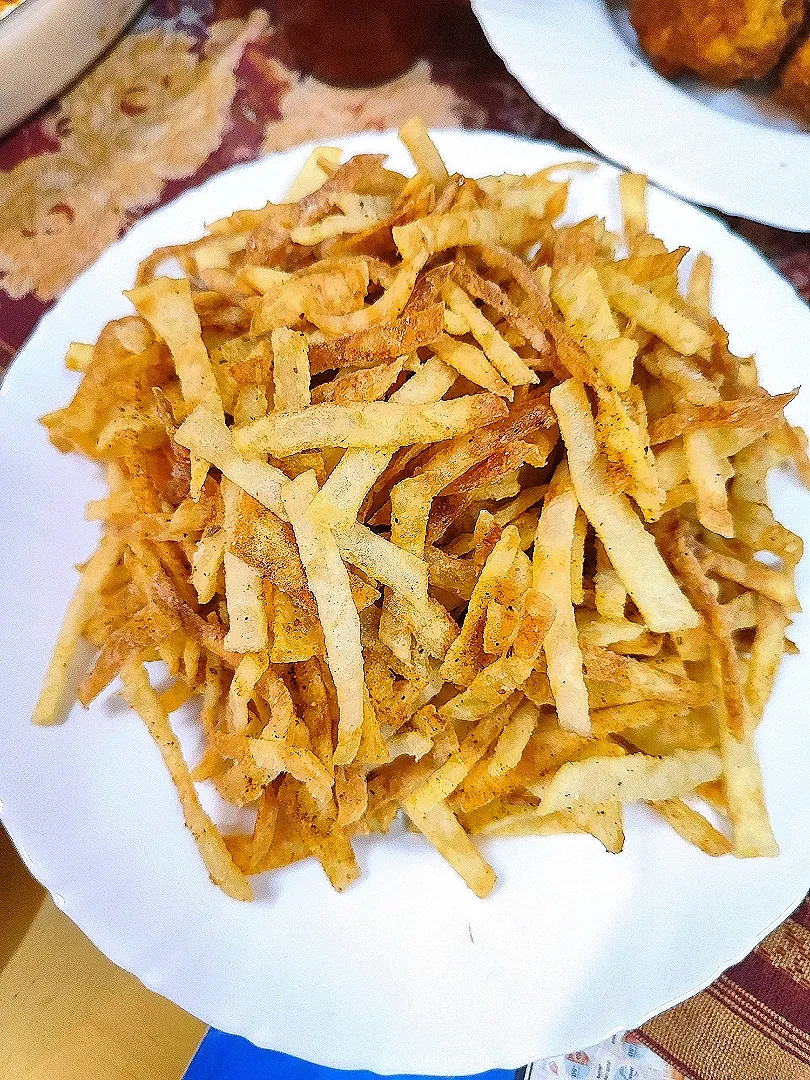 Aaloo Lachha ... seasoned potato sticks|hinaさん