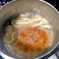 白菜と肉団子鍋を粉砕したポタージュうどん
