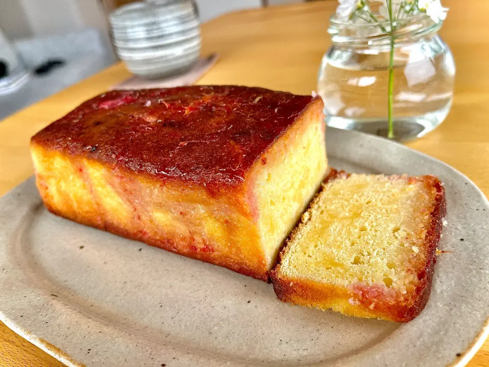 🍋レモンとブラッドオレンジのパウンドケーキ🍊|Spiceさん