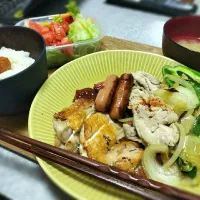 Snapdishの料理写真:お肉定食|りゅうじさん