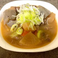 牛すじ煮|あき　32男性の晩ご飯さん