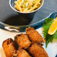 豚肉のロールカツ＆カレーマカロニサラダ