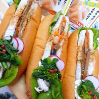 🔷副菜de最終日のちくわサンド🥪20230329🔷