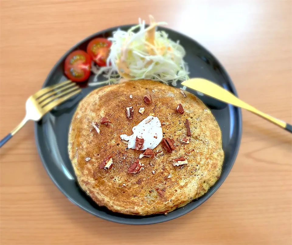 R-Kさんの料理 豆腐オートミールホットケーキ🥞𓈒 𓂂𓏸|R-Kさん