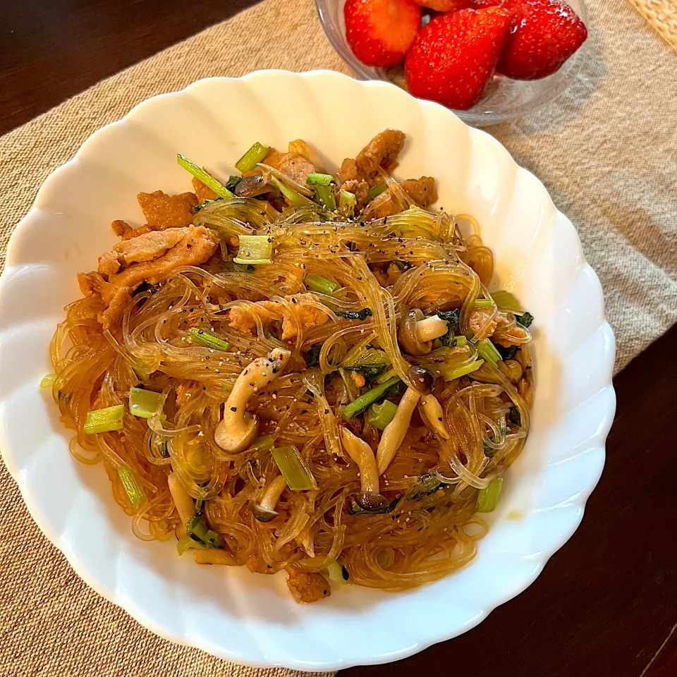 大豆のチャプチェ頂きました♪|ワイントンさん