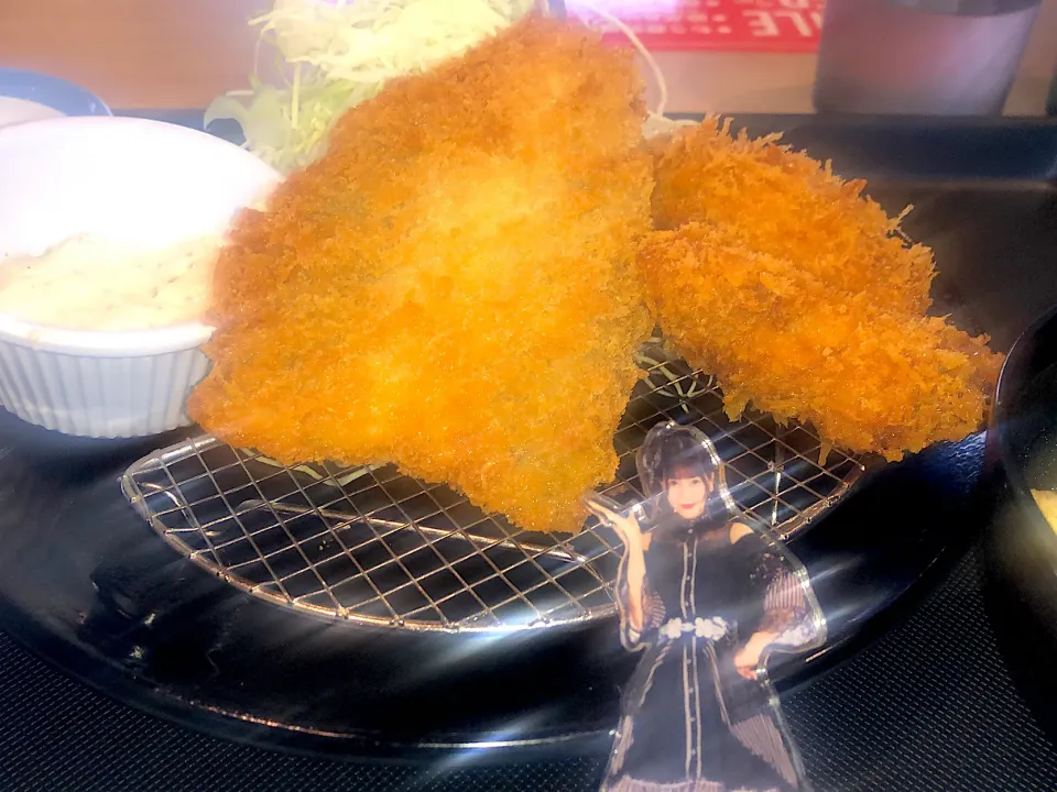 Snapdishの料理写真:カキフライ＆アジフライ|まさしさん