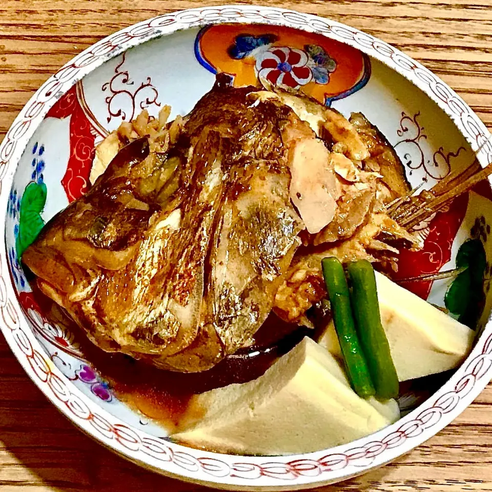 Snapdishの料理写真:あら炊き&お刺身で晩酌スタート|ばくあんしゃさん