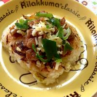 焼きおにぎり焼肉のせ