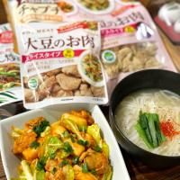 大豆ミートのトッポッキ