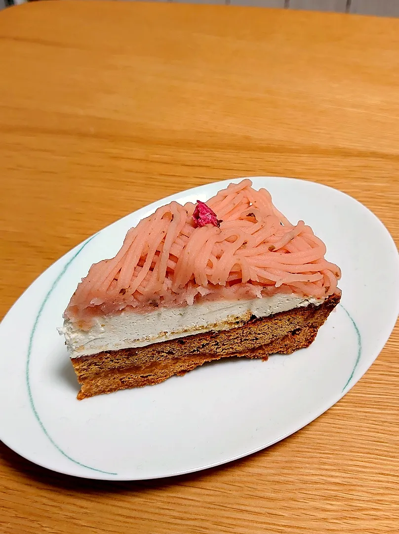 神保町・Styles Cakes & Co.の桜のモンブランタルト|すーさん