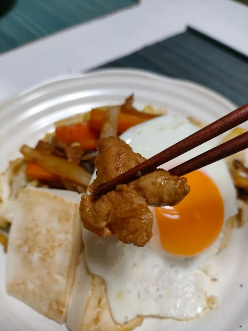 大豆ミートで野菜炒め|やまやまさん