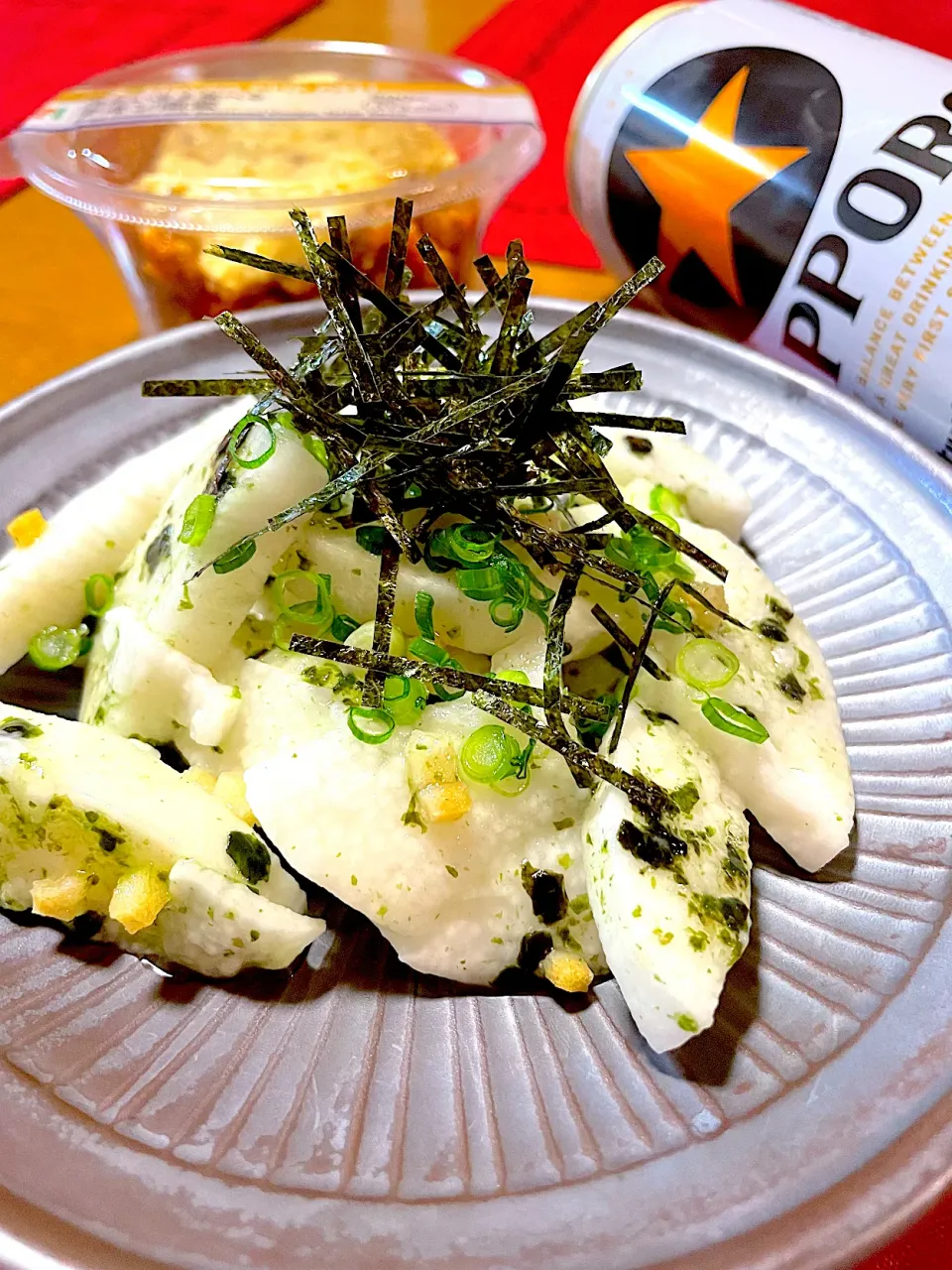 まりおさんの料理 お茶漬けの素漬け山芋|おかちさん