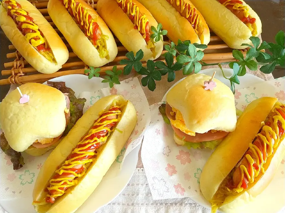 🌭カレー味ホットドッグ&
                      🍔お星さまハンバーガー🌠|tomoさん