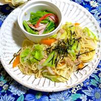 春野菜のパスタプレート🌸