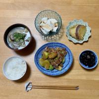 芽キャベツと豚肉の甘辛炒め