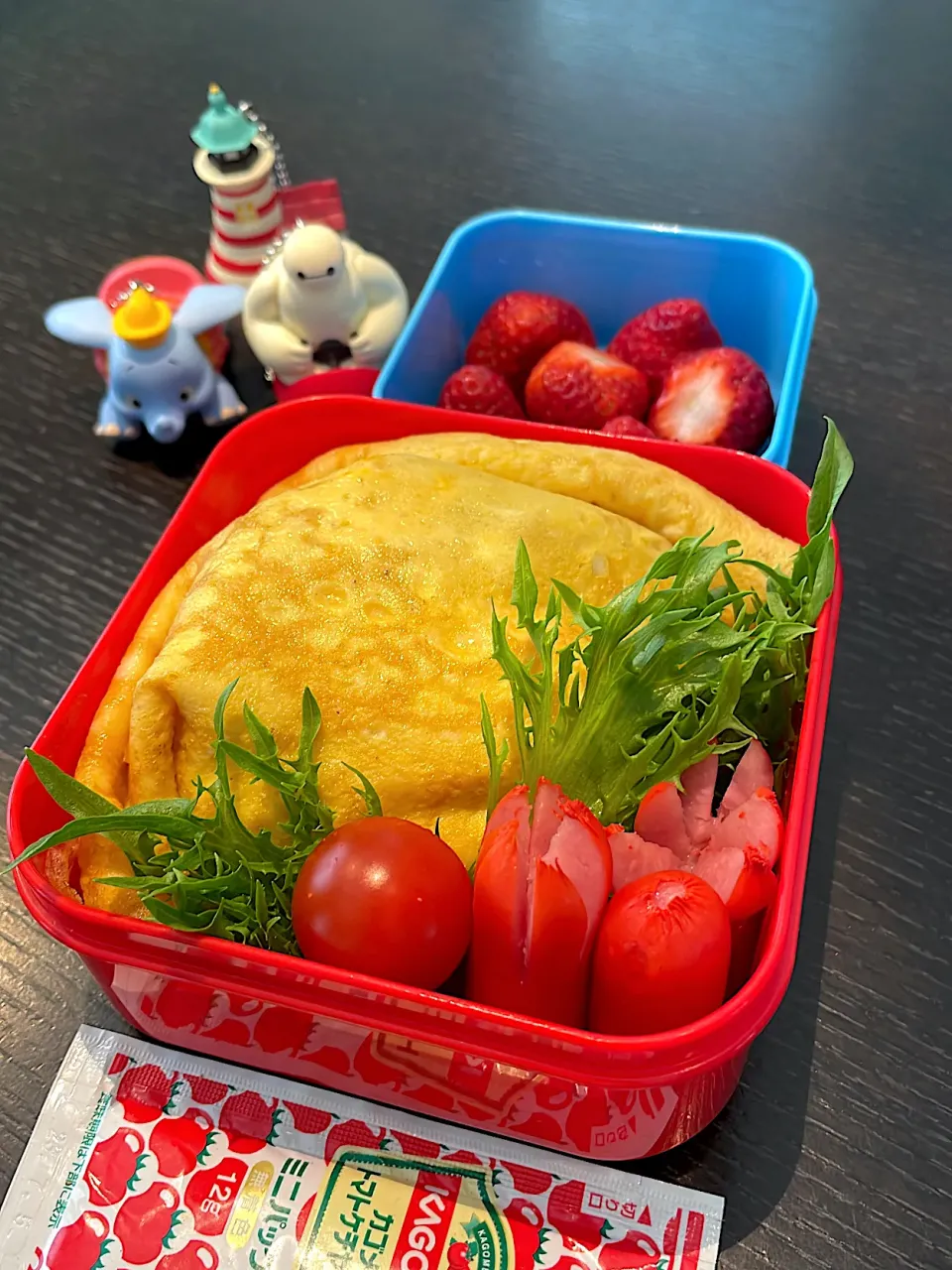 Snapdishの料理写真:オムライス弁当|雑草シェリーさん