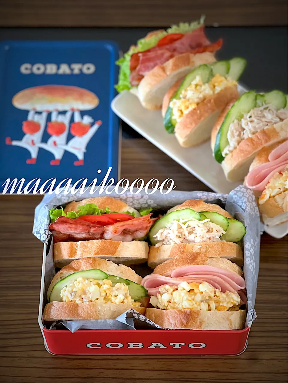 バゲットサンド弁当🥪|マイコさん