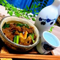 🥘肉豆腐で🍶一杯