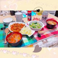 ３／３０ ｔｈｒ 晩ごはん🍴＊○°