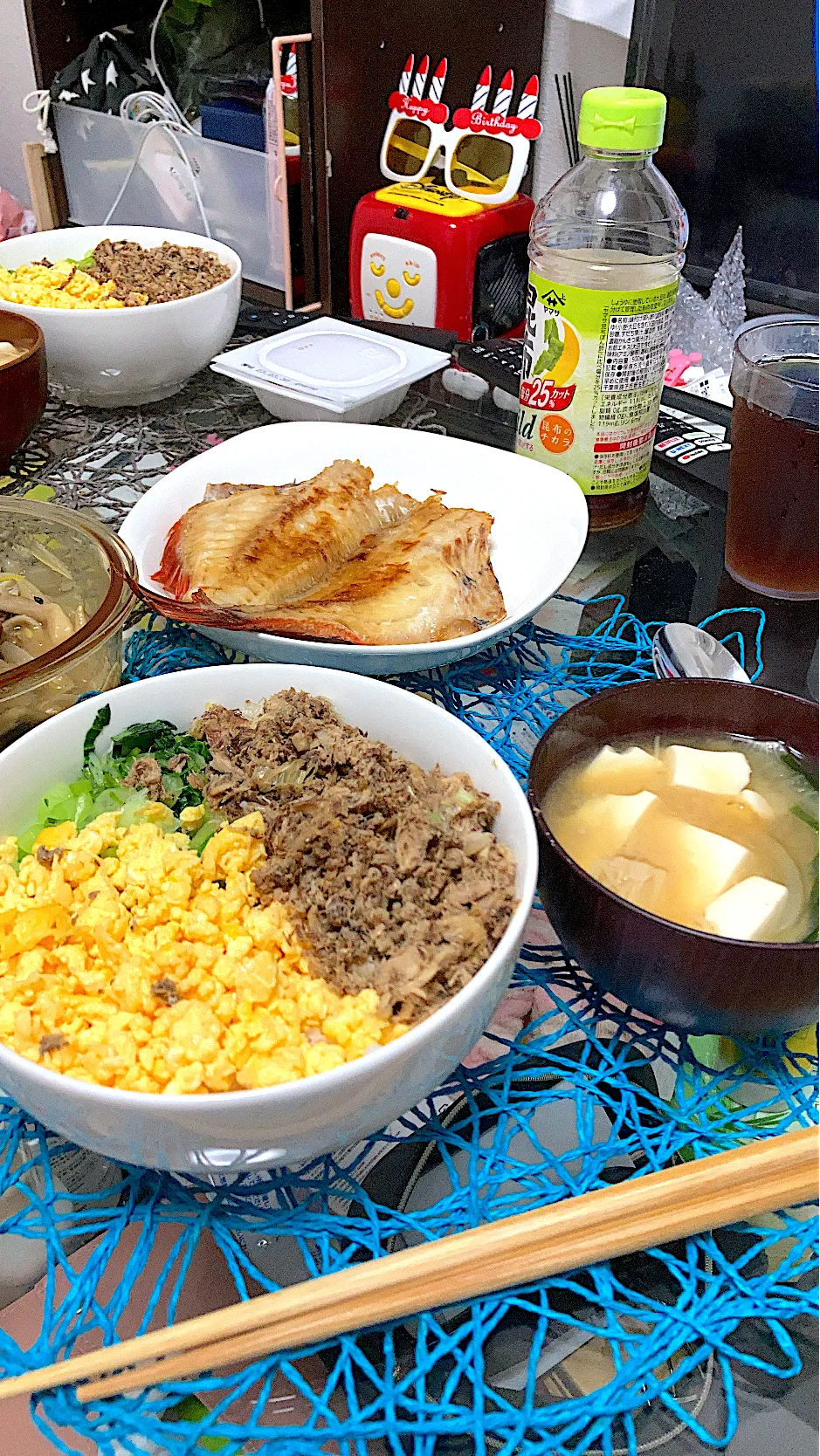 鯖缶の3色丼😊✨🌸🌸🌸|Ayakoさん