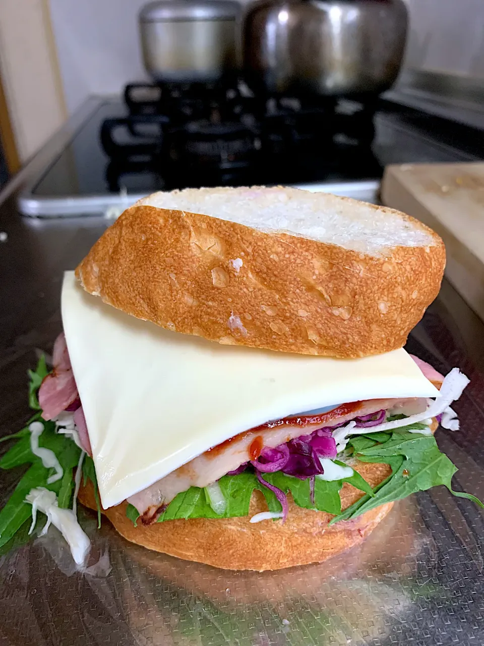 Snapdishの料理写真:サンドイッチ🥪|がおりんさん